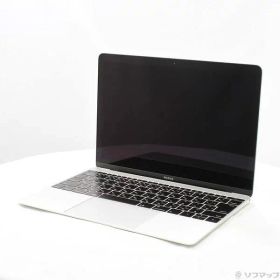 【中古】Apple(アップル) MacBook 12-inch Early-2016 MLHA2J／A Core_m3 1.1GHz 8GB SSD256GB シルバー 〔10.15 Catalina〕 【377-ud】