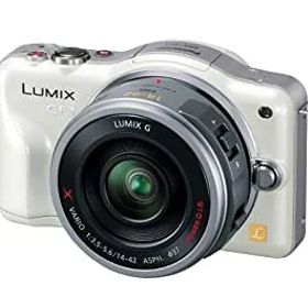 【中古】 パナソニック ミラーレス一眼カメラ LUMIX GF3 電動ズームキット シェルホワイト DMC-GF3X-W
