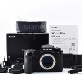 ■555ショットのほぼ新品■ FUJIFILM 富士フイルム X-H2S ブラック #G108