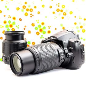 【ダブルレンズ】Nikon D5000 スマホ転送☆届いてすぐ使える安心セット