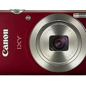 【中古】Canon デジタルカメラ IXY 180 レッド 光学8倍ズーム IXY180RE