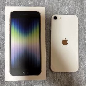 Apple iPhone SE 第3世代 スターライト SIMフリー 89%