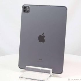 〔中古〕Apple(アップル) iPad Pro 11インチ 第3世代 128GB スペースグレイ MHW53J／A SIMフリー〔276-ud〕