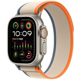 Apple Apple Watch Ultra2 49mm GPS+Cellularモデル MRF13J/A A2986【ナチュラルチタニウムケース/オレンジ ベージュトレイルループ(S/M)】 [中古] 【当社3ヶ月間保証】 イオシス
