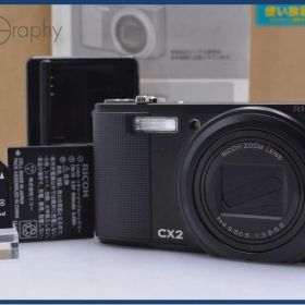 【動作保証】 リコー RICOH CX2 10.7x 元箱、バッテリー、充電器、メモリーカード、取扱説明書付属 同梱無料 #my1700