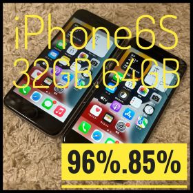 訳あり 2台 カメラOK Apple iPhone 6s 64GB 32GB