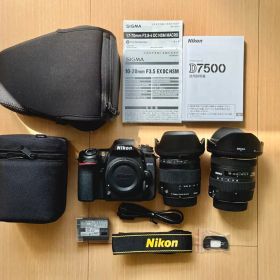 【シャッター数約1万】Nikon D7500 ＋ SIGMA ズーム2本セット