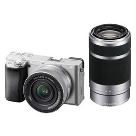 SONY ソニー ミラーレス一眼カメラ α6400 ダブルズームレンズキット （ILCE-6400X S） シルバー【JAN:4548736166837】