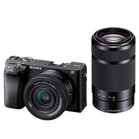 SONY ソニー ILCE-6400X(B)ブラック α6400 ダブルズームレンズキット デジタル一眼カメラ