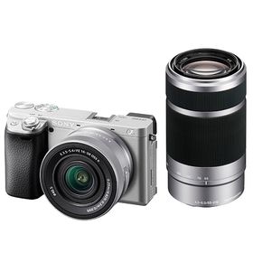 SONY ソニー ILCE-6400X（S）シルバー α6400 ダブルズームレンズキット デジタル一眼カメラ
