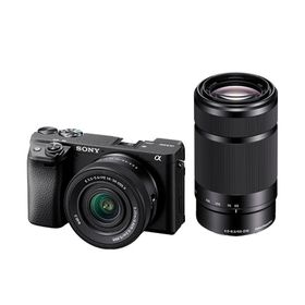 SONY ソニー デジタル一眼カメラ α アルファ α6400 ダブルズームレンズキット ILCE-6400X-B ブラック