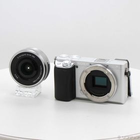(中古)SONY α6400 ILCE-6400L パワーズームレンズキット シルバー(344-ud)