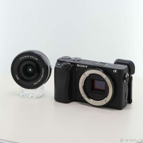 (中古)SONY α6400 ILCE-6400L パワーズームレンズキット ブラック(349-ud)