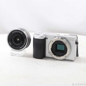 (中古)SONY α6400 ILCE-6400L パワーズームレンズキット シルバー(262-ud)