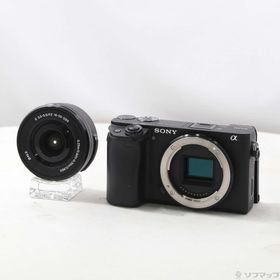 (中古)SONY α6400 ILCE-6400L パワーズームレンズキット ブラック(349-ud)