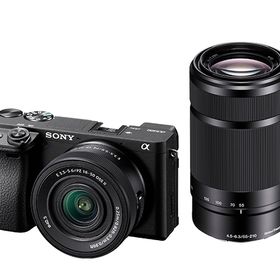 SONY デジタル一眼カメラ α6400 ダブルズームレンズキット ブラック(ILCE-6400X/B) 取り寄せ商品