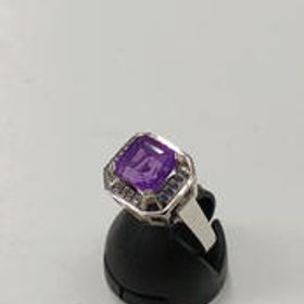 K14 石付きリング K14WG 3.1G #12