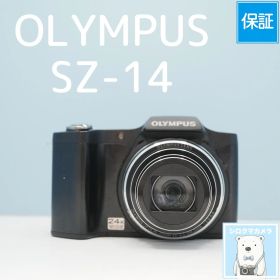 OLYMPUS SZ-14 デジカメ 動作確認済み 整備品 スマホ転送OK フルセット シロクマカメラ a7095