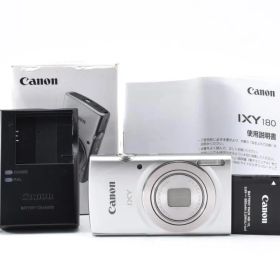 超美品 キヤノン IXY 180 コンパクトデジタルカメラ シルバー Canon