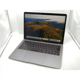 【中古】Apple MacBook Air 13インチ Corei5:1.6GHz 128GB スペースグレイ MRE82J/A (Late 2018)【新宿2】保証期間1ヶ月【ランクC】