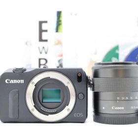 キャノン Canon EOS M Mirrorless Digital Camera Black 18-55mm Lens [美品] #Z6978A