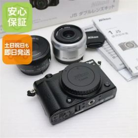 超美品 Nikon 1 J5 ダブルレンズキット ブラック 即日発送 ミラーレス一眼 Nikon 本体 土日祝発送OK
