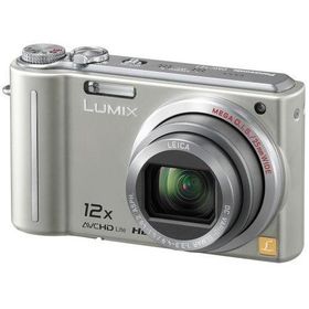 【中古】パナソニック デジタルカメラ LUMIX (ルミックス) TZ7 シルバー DMC-TZ7-S