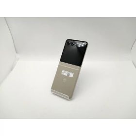 【中古】MOTOROLA SoftBank 【SIMフリー】 motorola razr 50s サンドクリーム 8GB 256GB A403MO【三宮センター】保証期間1ヶ月【ランクC】