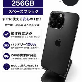 iPhone 14ProMax 256GB スペースブラック バッテリー100%