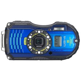 RICOH 防水デジタルカメラ RICOH WG-4GPS ブルー 防水14m耐ショック2.0m耐寒-10度 RICOH WG-4GPSBL 08558