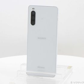 (中古)SONY Xperia 10 IV 128GB ホワイト SO-52C docomo SIMフリー(368-ud)