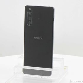 (中古)SONY Xperia 10 IV 128GB ブラック XQ-CC44 SIMフリー(349-ud)