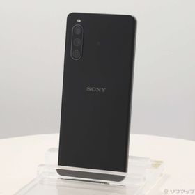 (中古)SONY Xperia 10 IV 128GB ブラック XQ-CC44 SIMフリー(349-ud)
