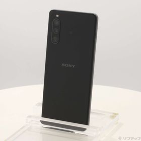 (中古)SONY Xperia 10 IV 128GB ブラック A202SO Softbank SIMフリー(262-ud)
