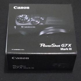 【新品未開封】Canon PowerShot G7 X Mark III BK
