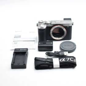 B#13450 SONY(ソニー) フルサイズ ミラーレス一眼カメラ α7CII ボディ(レンズなし) シルバー ILCE-7CM2 S