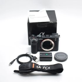 B#13451 SONY(ソニー) フルサイズ ミラーレス一眼カメラ α7CII ボディ(レンズなし) ブラック ILCE-7CM2 B