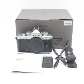 【ほぼ新品】ショット数56 Nikon ニコン ミラーレス一眼 Zf シルバー ボディ JS129-02009