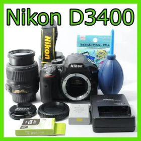 Nikon D3400★Bluetoothでスマホへ★シャッター回数少★即使える
