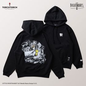 リトルナイトメア2 × TORCH TORCH/ モノとシックスのパーカー ブラック S