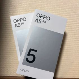 新品 OPPO A5 5G ホワイト&グリーン