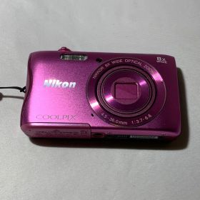 3530 Nikon COOLPIX S3700 ピンク ジャンク品 デジカメ【ネ】