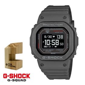 （レビュー特典有）カシオ ジーショック 腕時計 ジースクワッド ソーラー USB充電 Bluetooth メンズ 国内正規品 DW-H5600MB-8JR 木製時計スタンド付