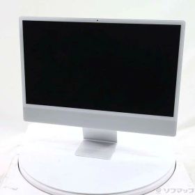 【中古】Apple(アップル) iMac 24-inch Late-2023 MQR93J／A Apple M3 8コアCPU_8コアGPU 8GB SSD256GB シルバー 〔14.8 Sonoma〕 【262-ud】