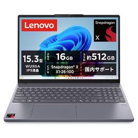 【長期保証付】Lenovo(レノボ) 83N30080JP Lenovo IdeaPad Slim 3x Gen 10 15.3型 Snapdragon X Win11Home メモリ16GB SSD512GB OfficeOP