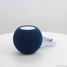 【中古】Apple(アップル) HomePod mini ブルー MJ2C3J／A 【377-ud】