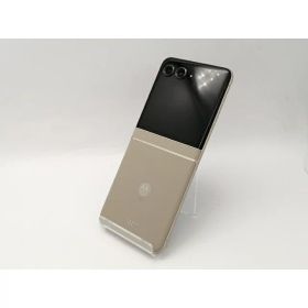 【中古】MOTOROLA SoftBank 【SIMフリー】 motorola razr 50s サンドクリーム 8GB 256GB A403MO【広島本通】保証期間1ヶ月【ランクB】