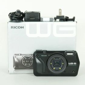 [美品] RICOH WG-6 ブラック | コンパクトデジタルカメラ