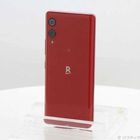 【中古】楽天 Rakuten Hand 5G 128GB クリムゾンレッド P780 楽天 SIMフリー 【196-ud】