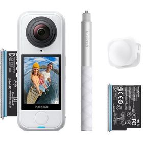 Insta360 アクションカメラ「Insta360 X4 Air」 スターターキット(アークティックホワイト) Insta360 X4 Air Starter Bundle CINSAAFA-SE17 返品種別B